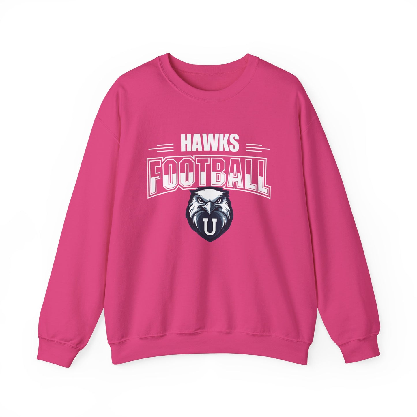Hawks Football Unisex Crew Sweatshirt