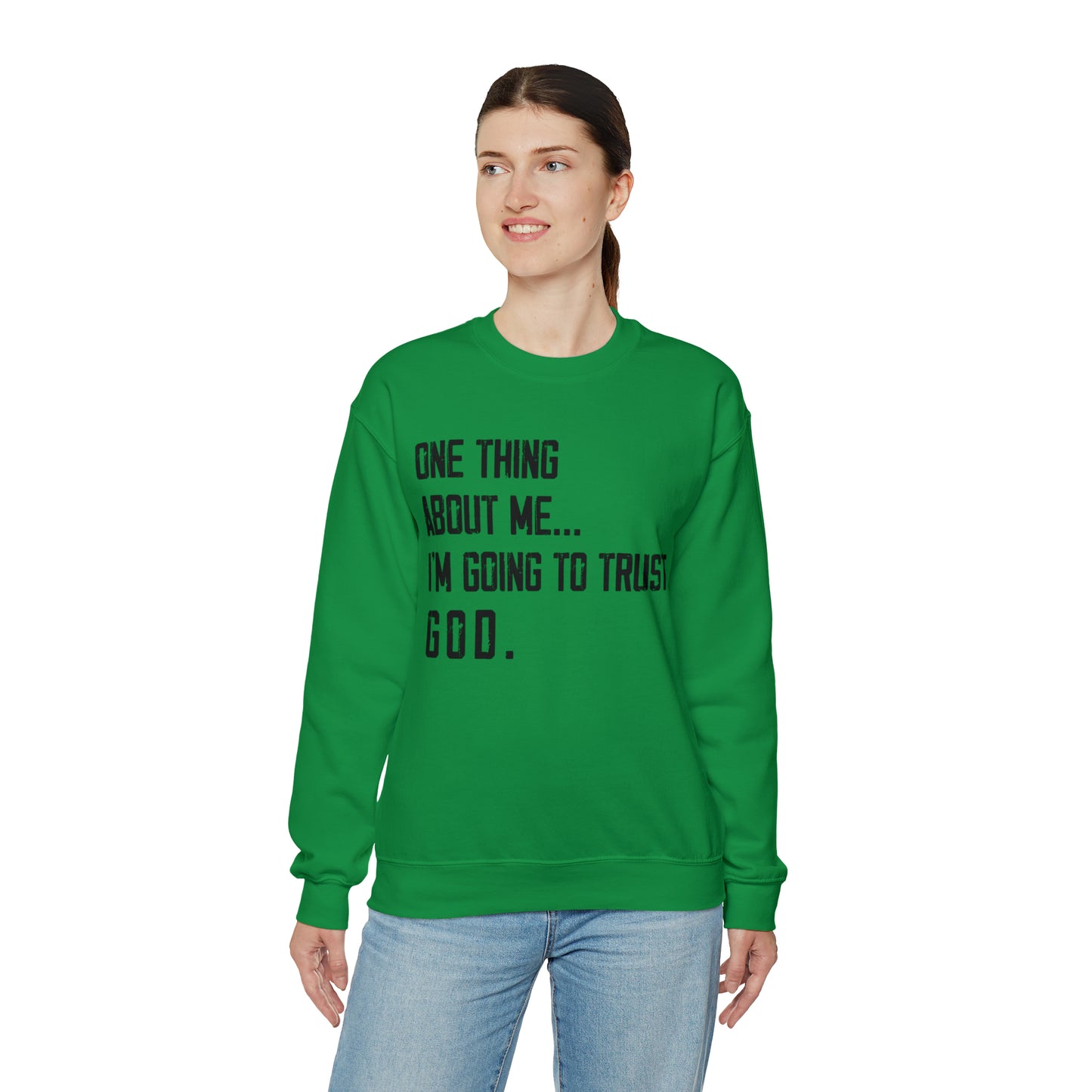 TRUSTING GOD Unisex Heavy Blend™ Crewneck Sweatshirt