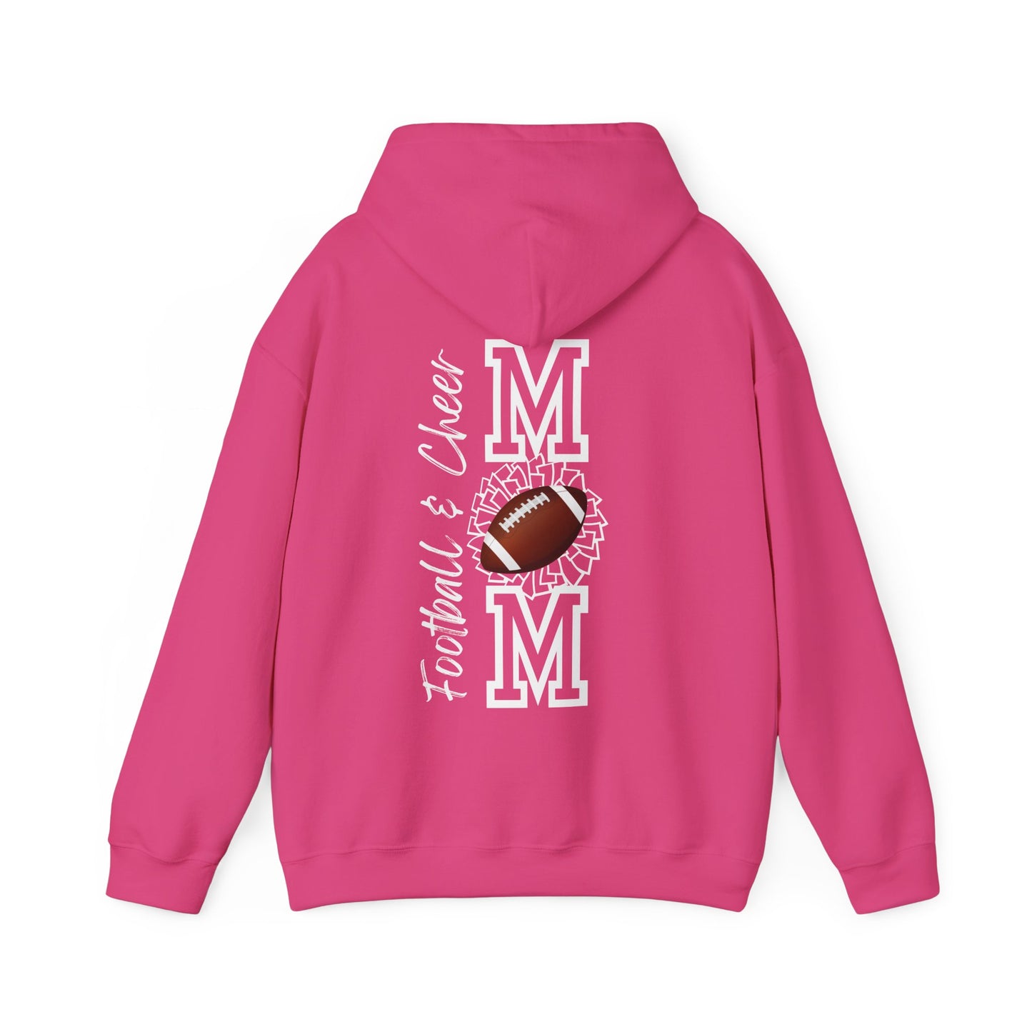 Football & Cheer Mom Hoodie Sweatshirt