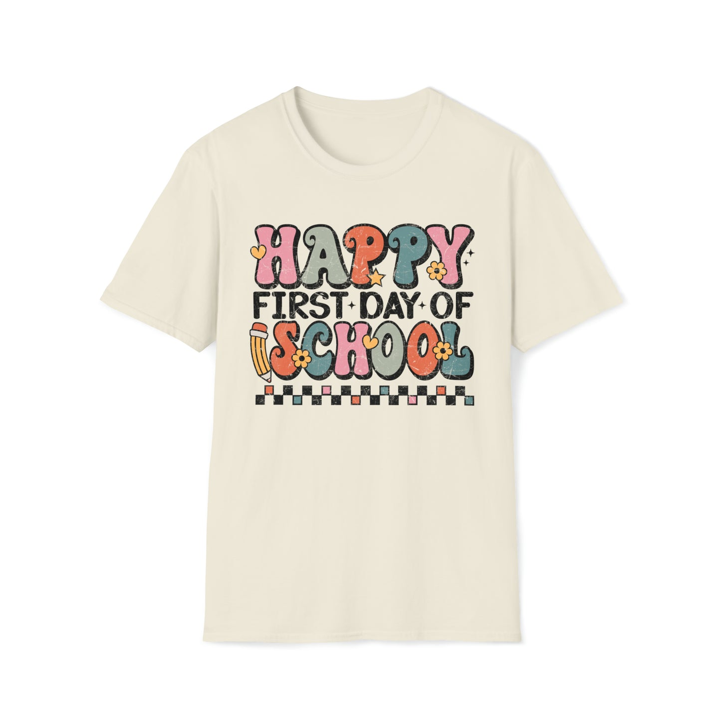 Retro Happy 1st Day of School Shirt