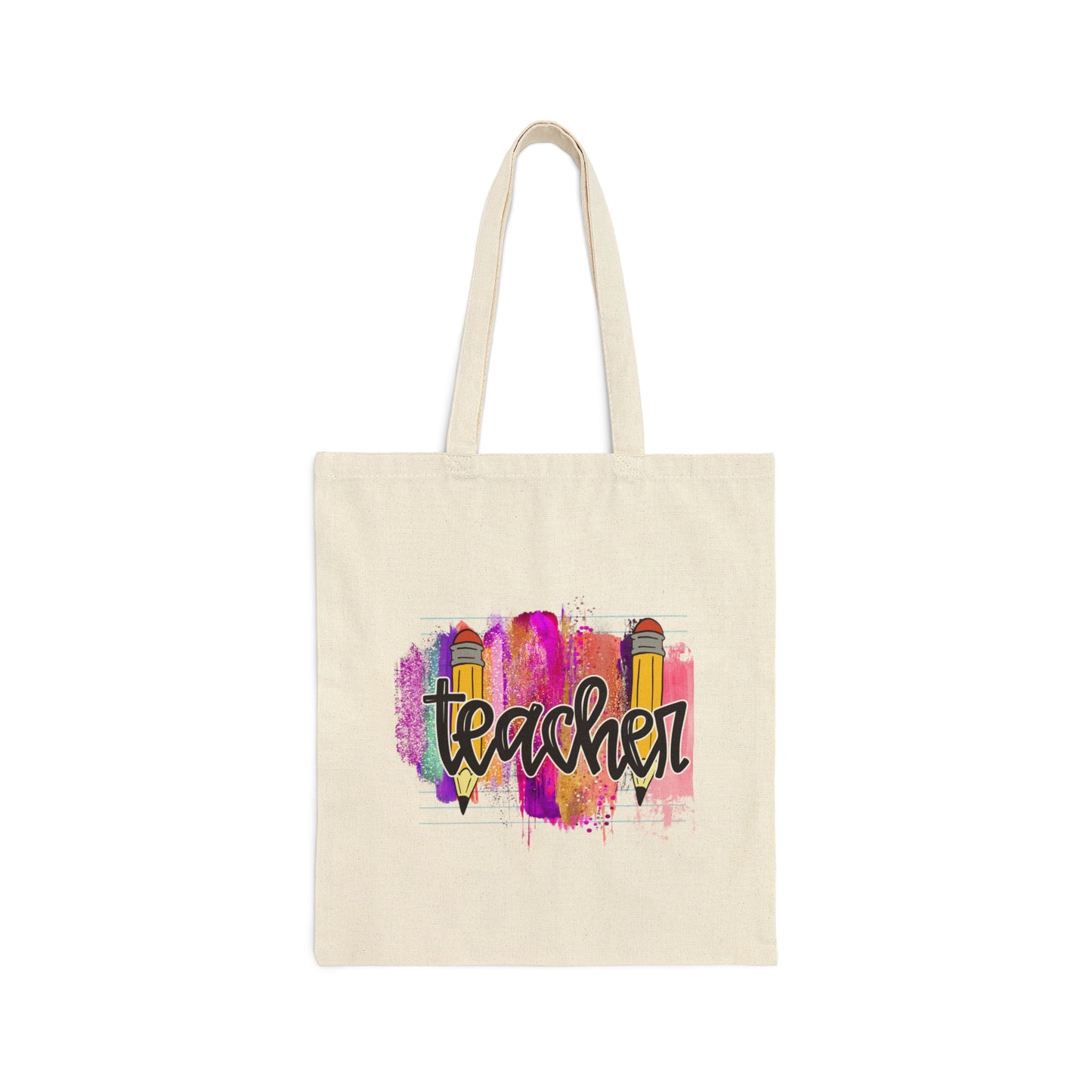 Teacher Cotton Canvas Tote Bag