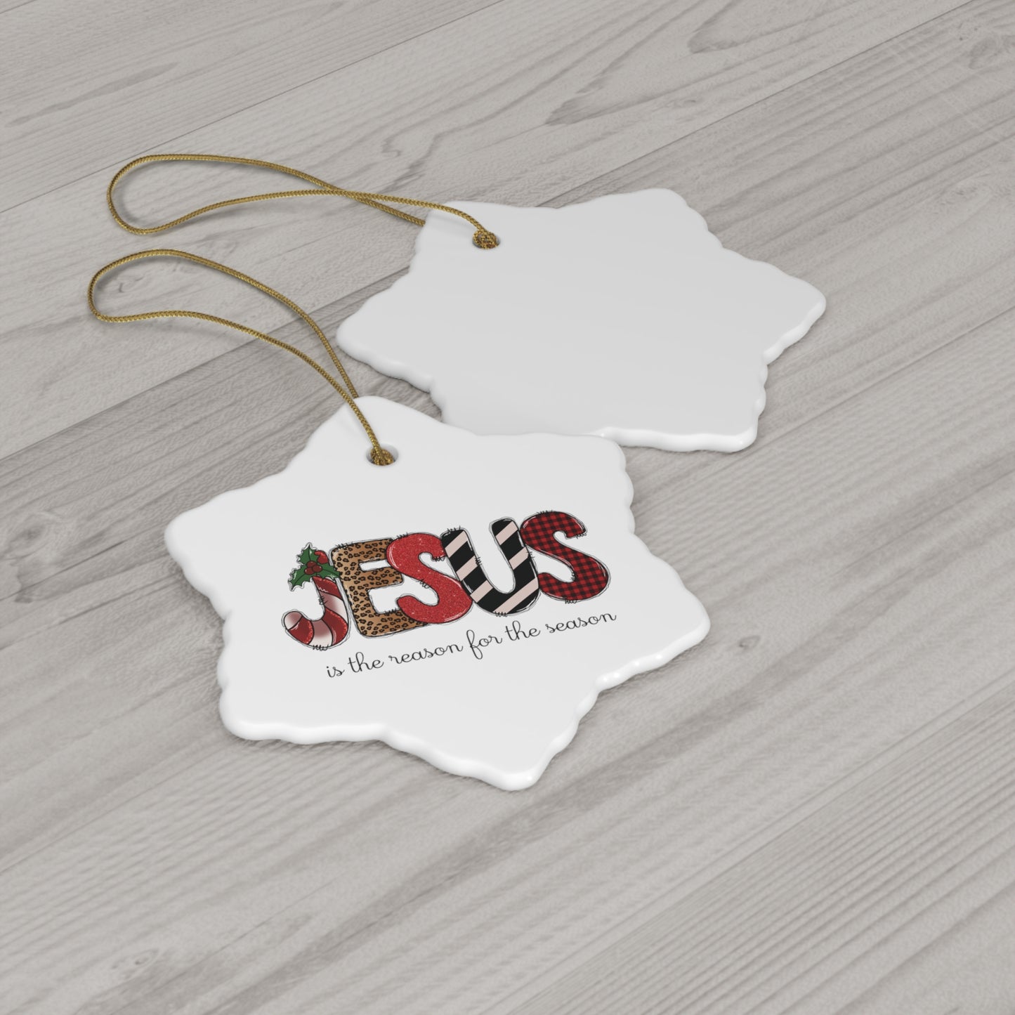 Jesus is the Reason Ornament