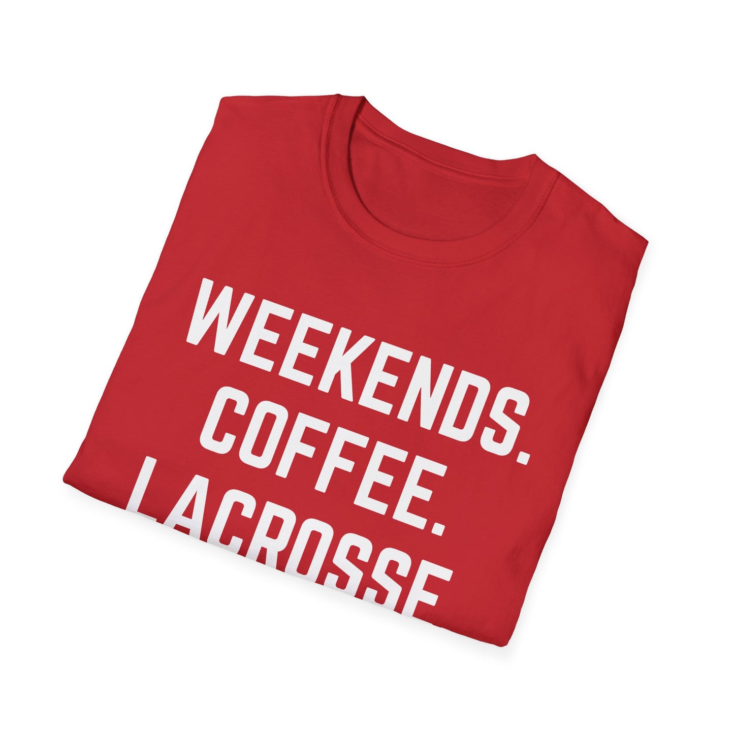 Weekends Coffee Lacrosse Shirt