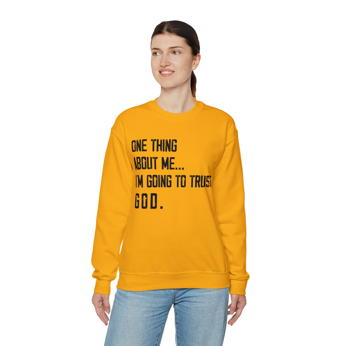 TRUSTING GOD Unisex Heavy Blend™ Crewneck Sweatshirt