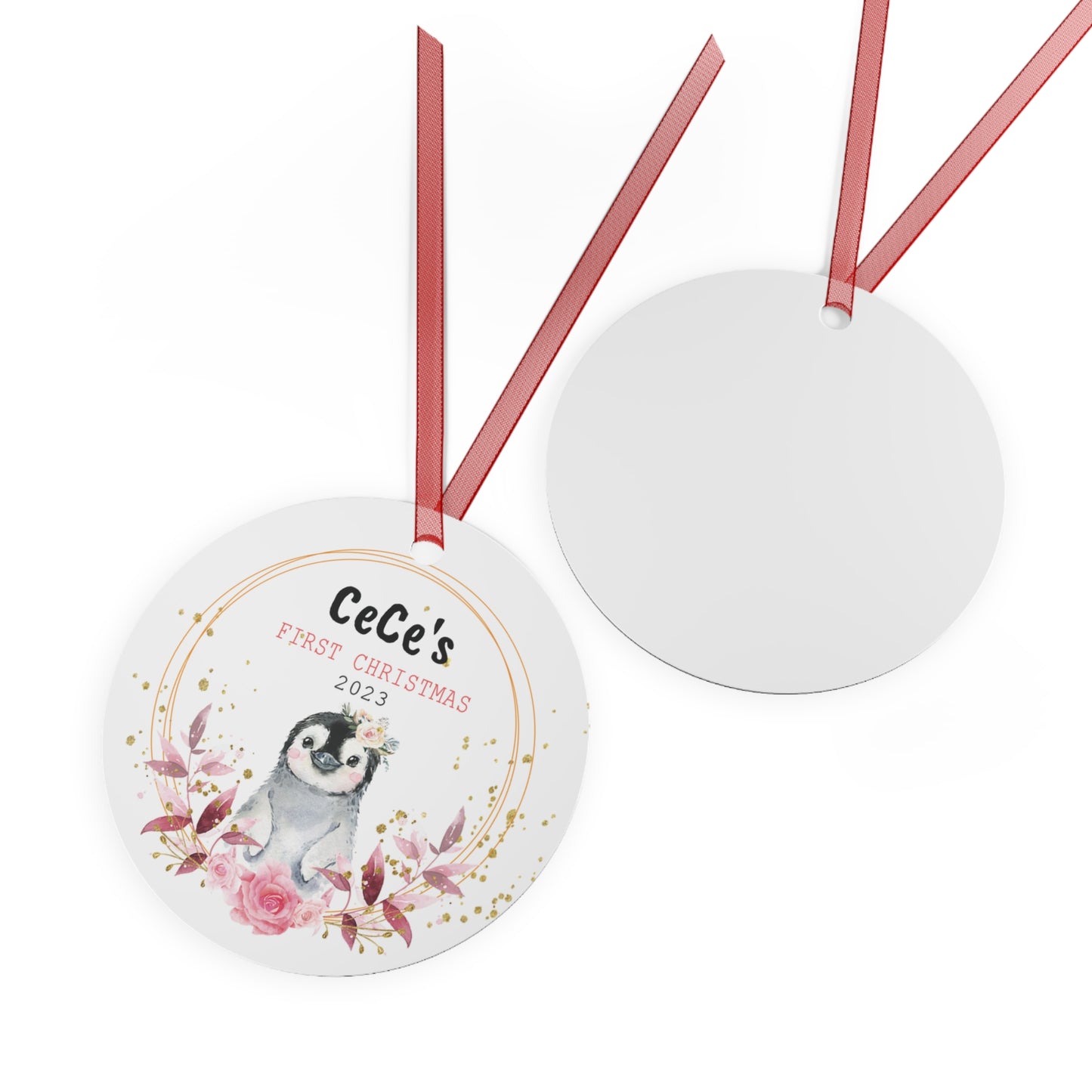 Personalized Baby's First Christmas Ornament