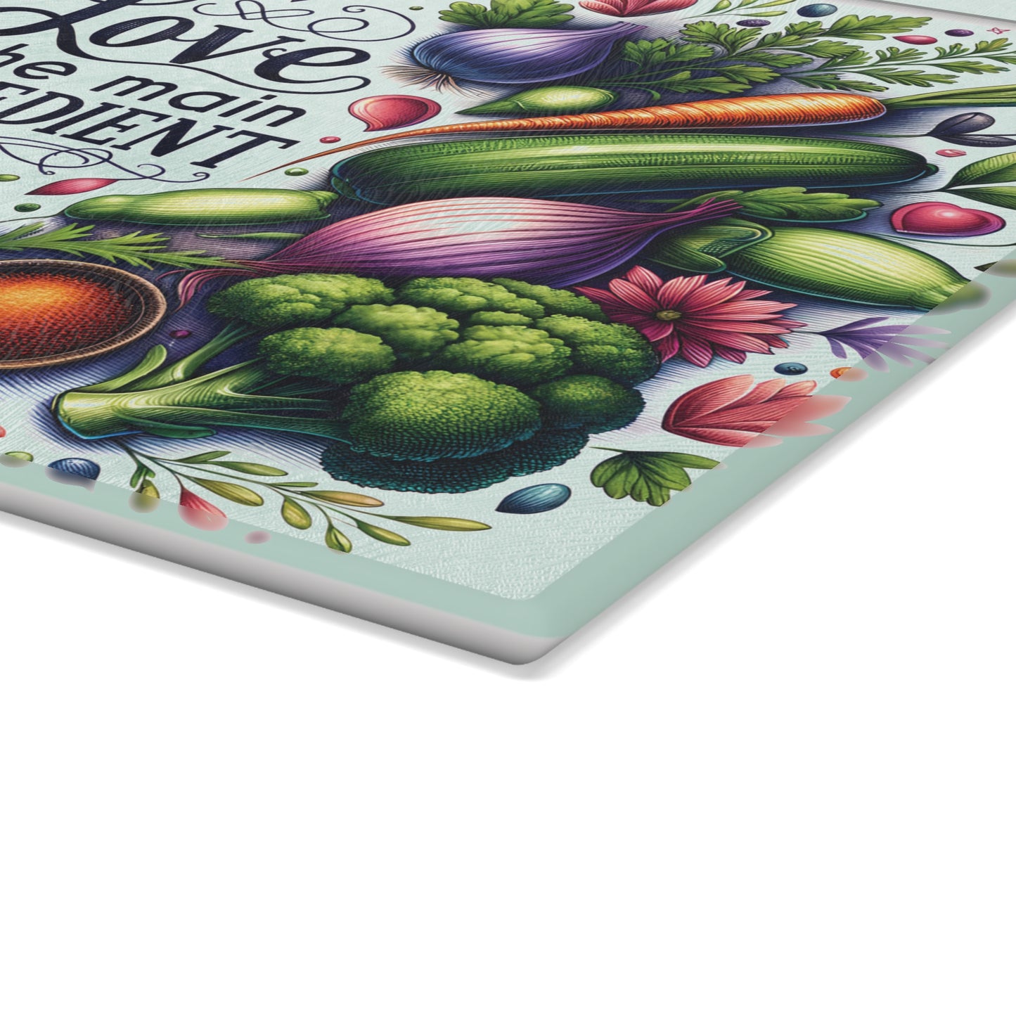 Love Glass Cutting Board