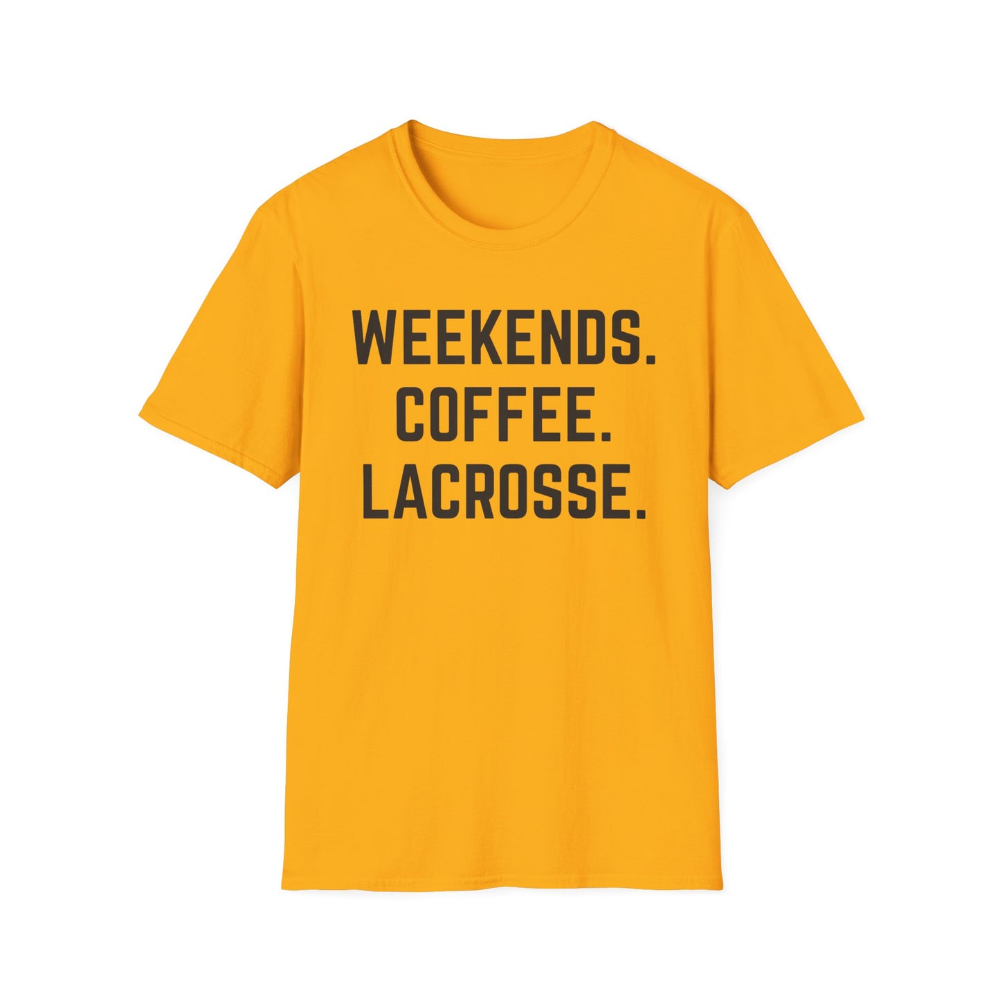 Weekends Coffee Lacrosse Shirt