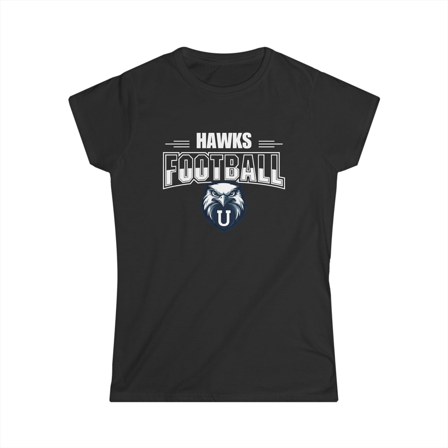 Hawks Football Women's Gildan Softstyle Tee