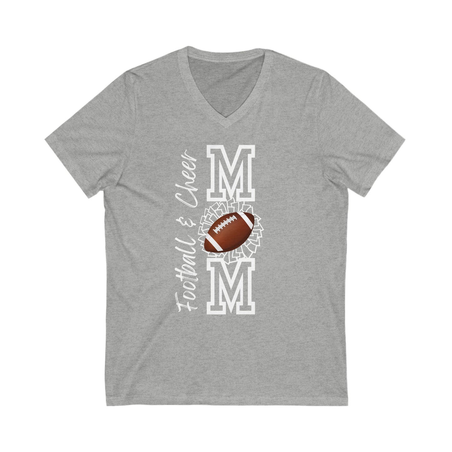 Football & Cheer Short Sleeve V-Neck Shirt
