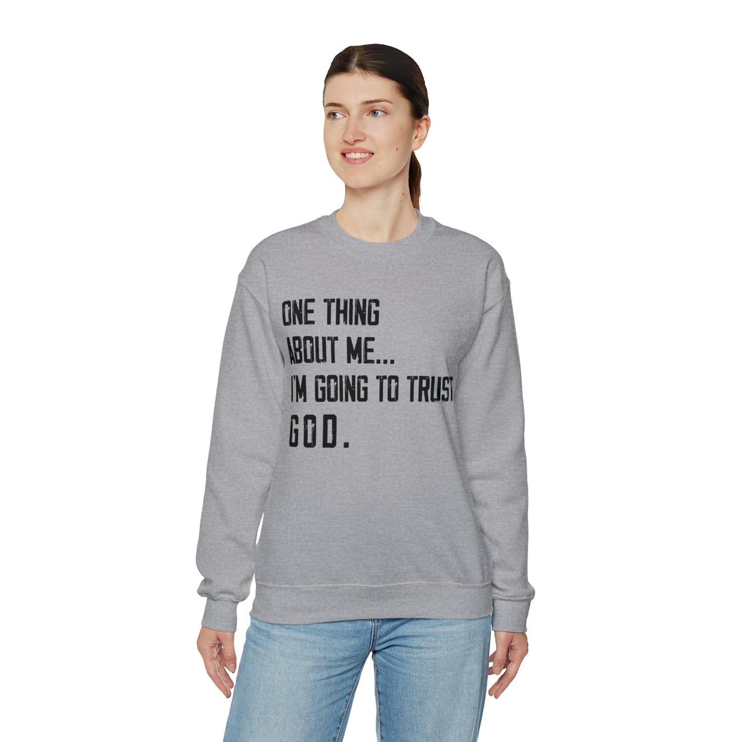 TRUSTING GOD Unisex Heavy Blend™ Crewneck Sweatshirt