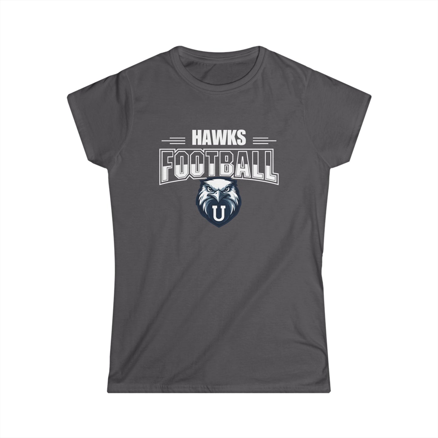 Hawks Football Women's Gildan Softstyle Tee