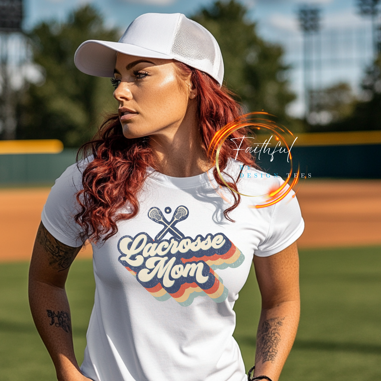 Retro Lacrosse Mom Shirt