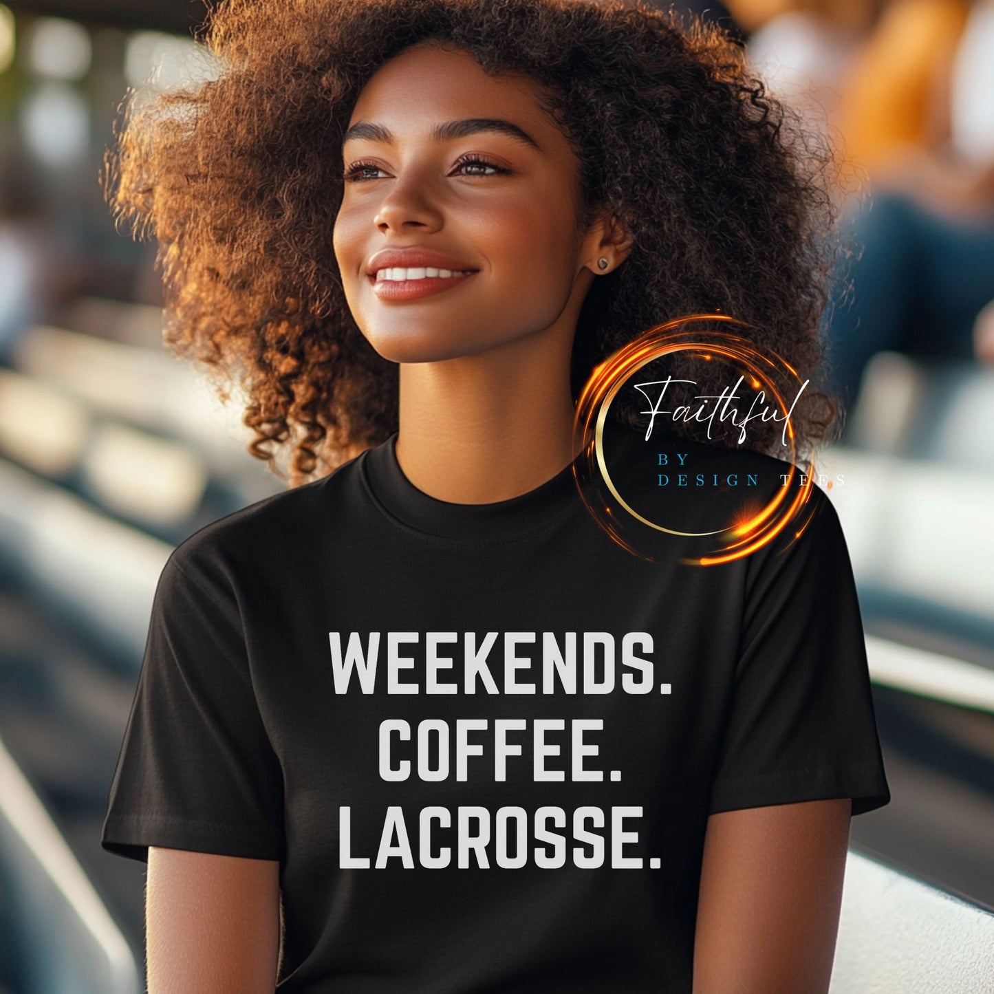 Weekends Coffee Lacrosse Shirt
