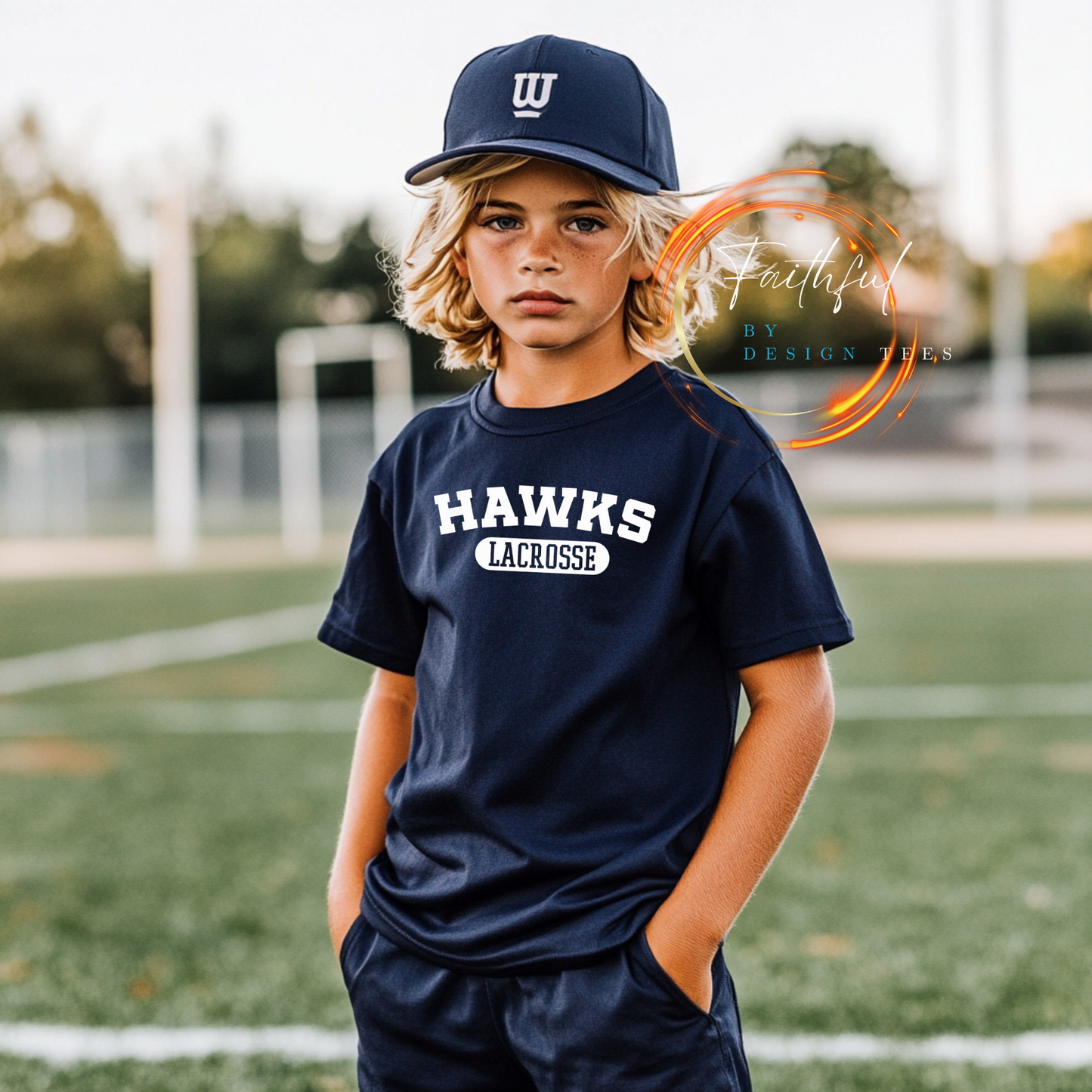 Youth Hawks Lacrosse Shirt