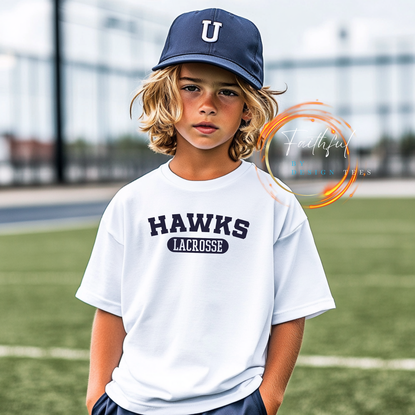 Youth Hawks Lacrosse Shirt
