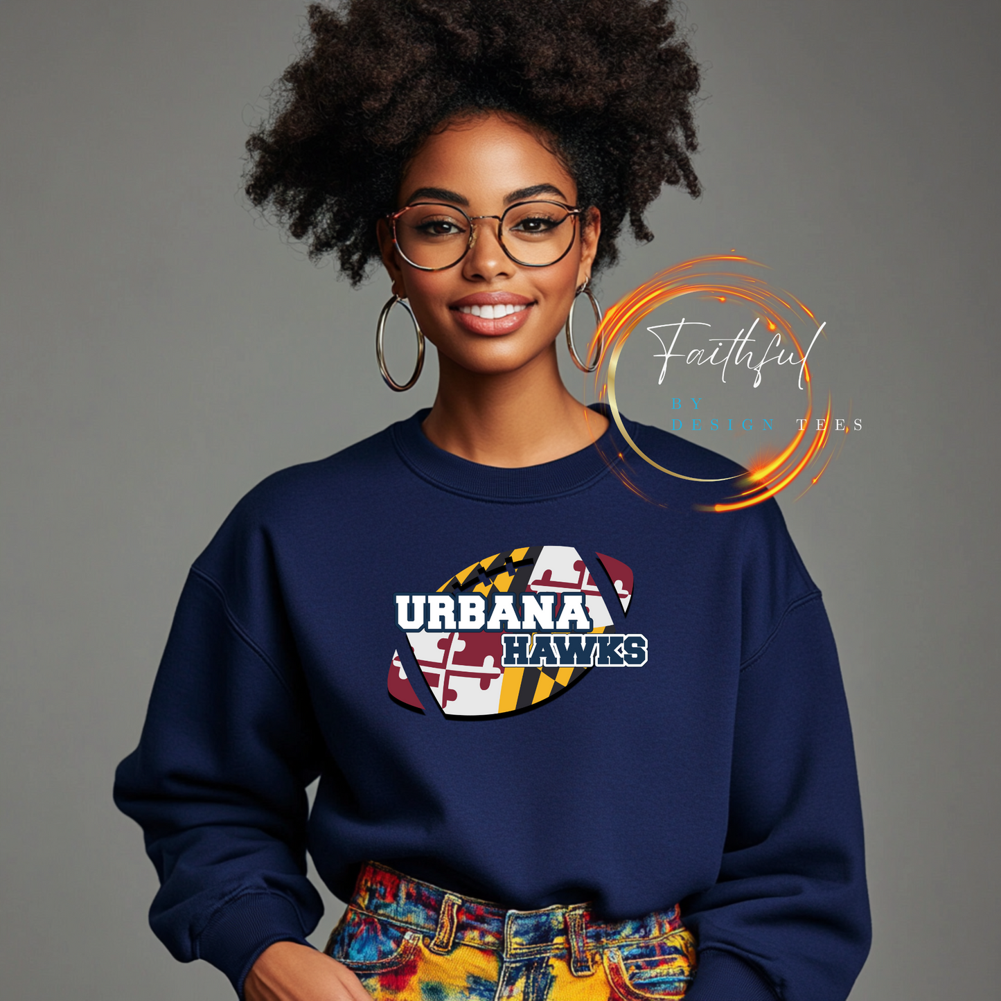 Hawks Crewneck Sweatshirt - Unisex Heavy Blend™