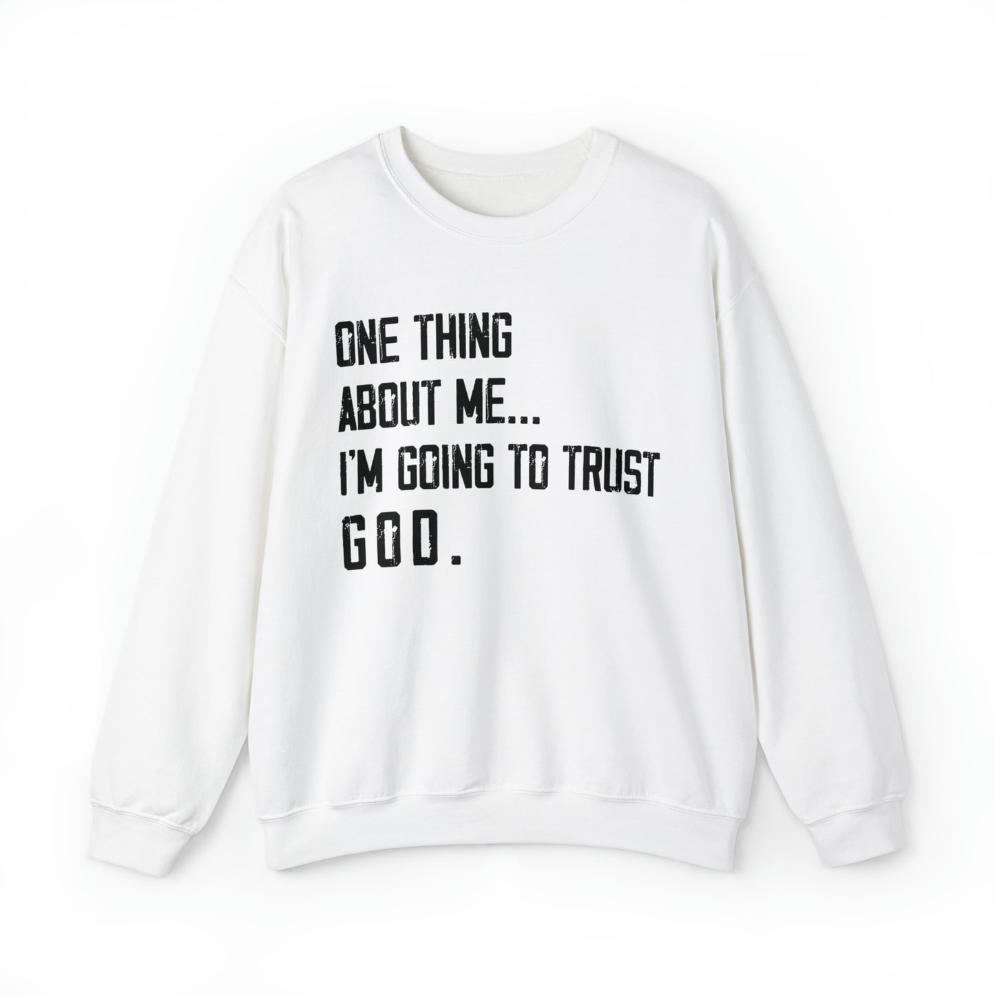 TRUSTING GOD Unisex Heavy Blend™ Crewneck Sweatshirt