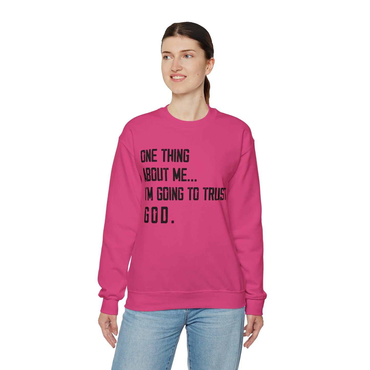 TRUSTING GOD Unisex Heavy Blend™ Crewneck Sweatshirt