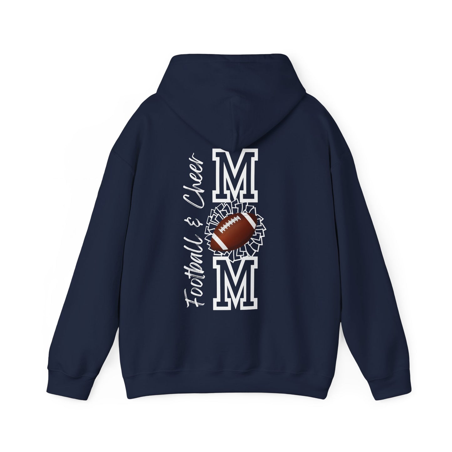 Football & Cheer Mom Hoodie Sweatshirt