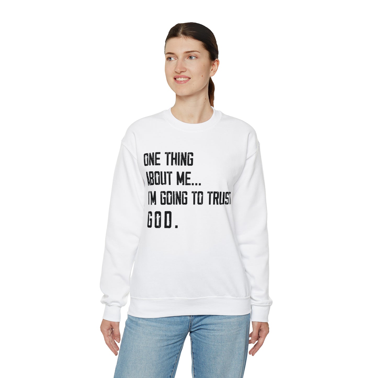 TRUSTING GOD Unisex Heavy Blend™ Crewneck Sweatshirt