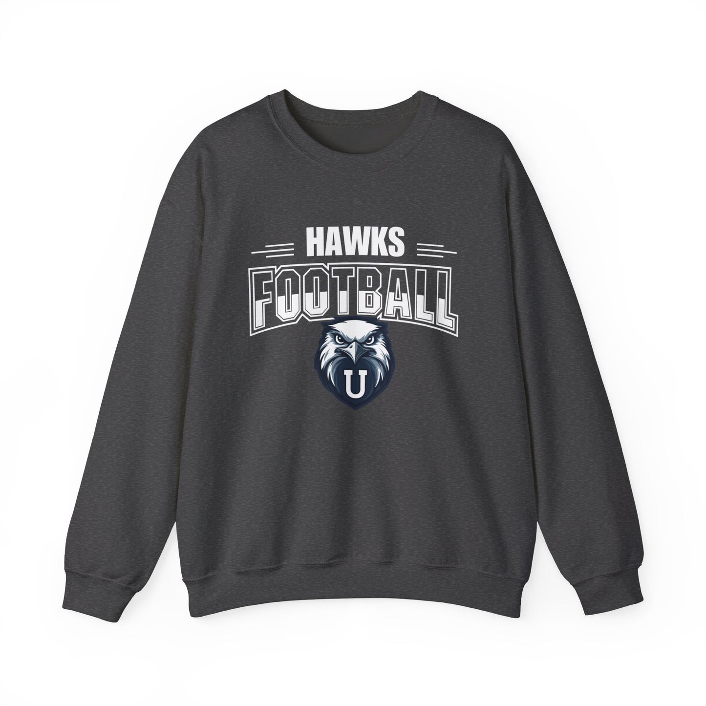 Hawks Football Unisex Crew Sweatshirt
