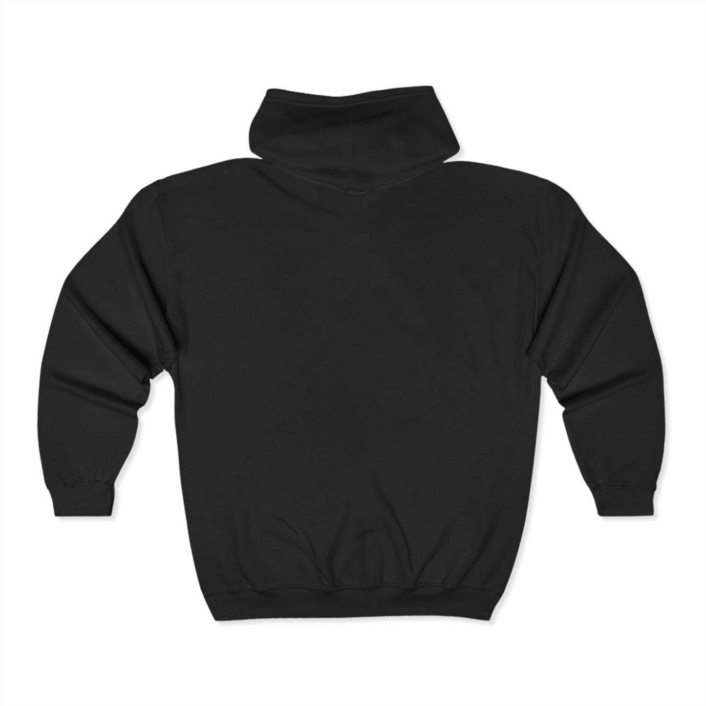 TE | Unisex Full Zip Hooded Sweatshirt (Chest Design)