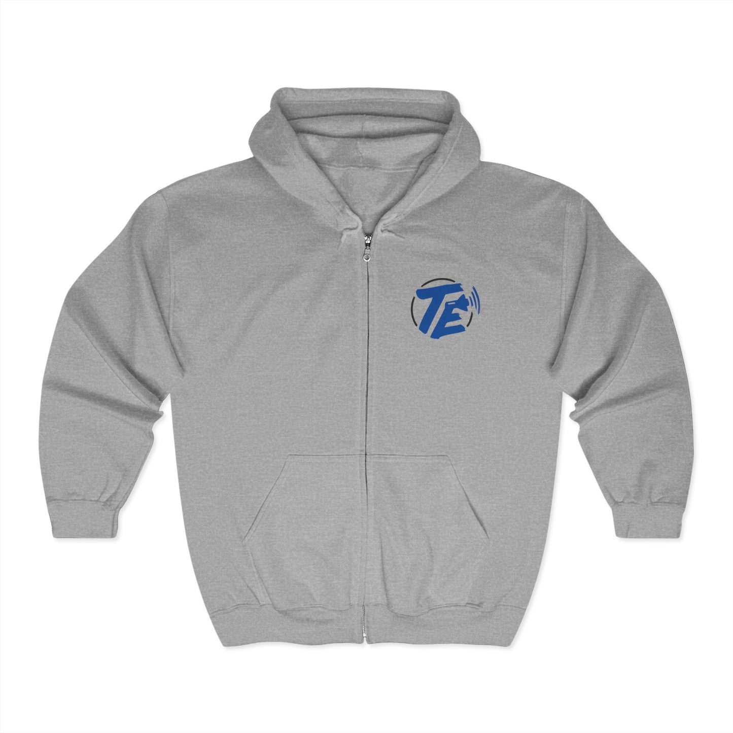 TE | Unisex Full Zip Hooded Sweatshirt