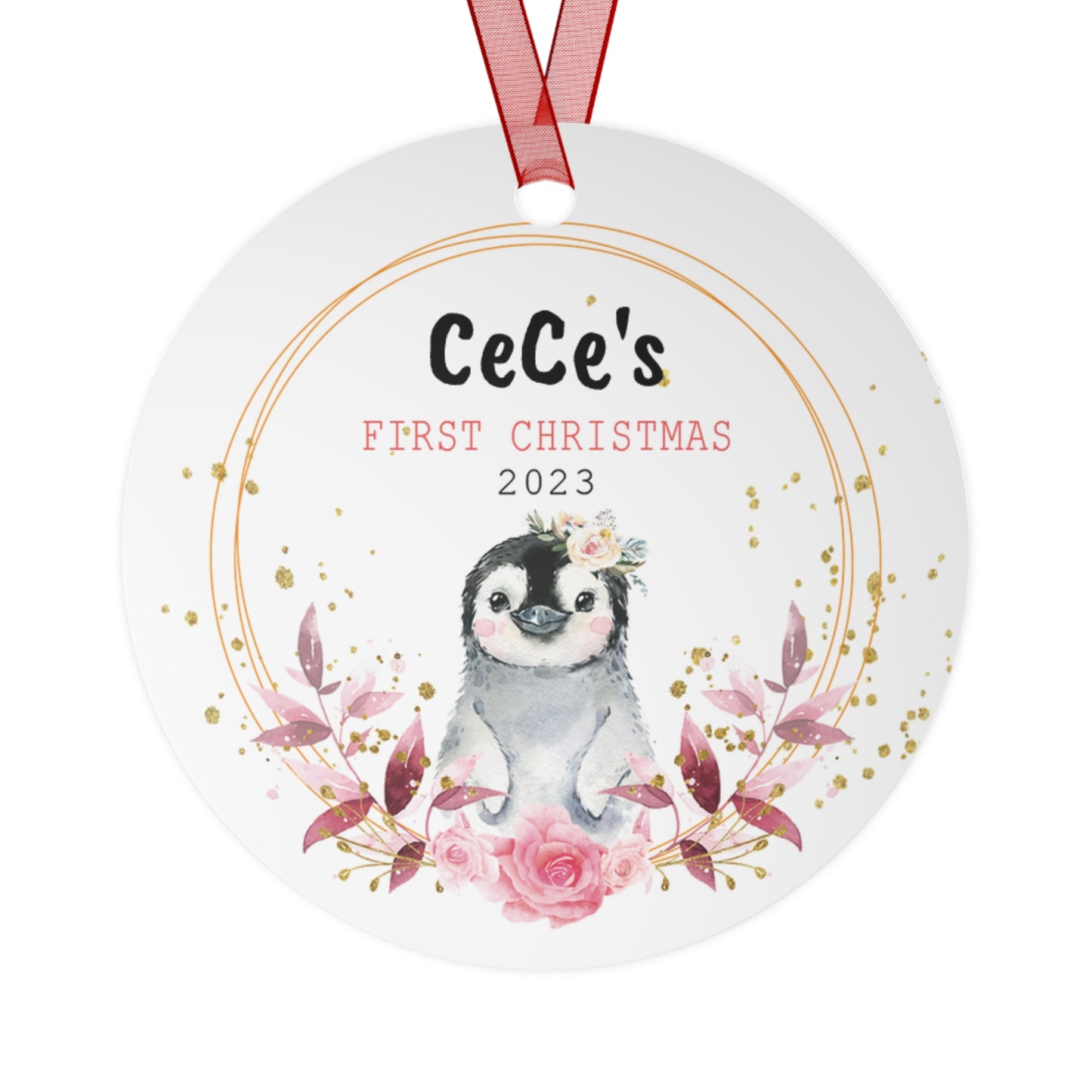 Personalized Baby's First Christmas Ornament
