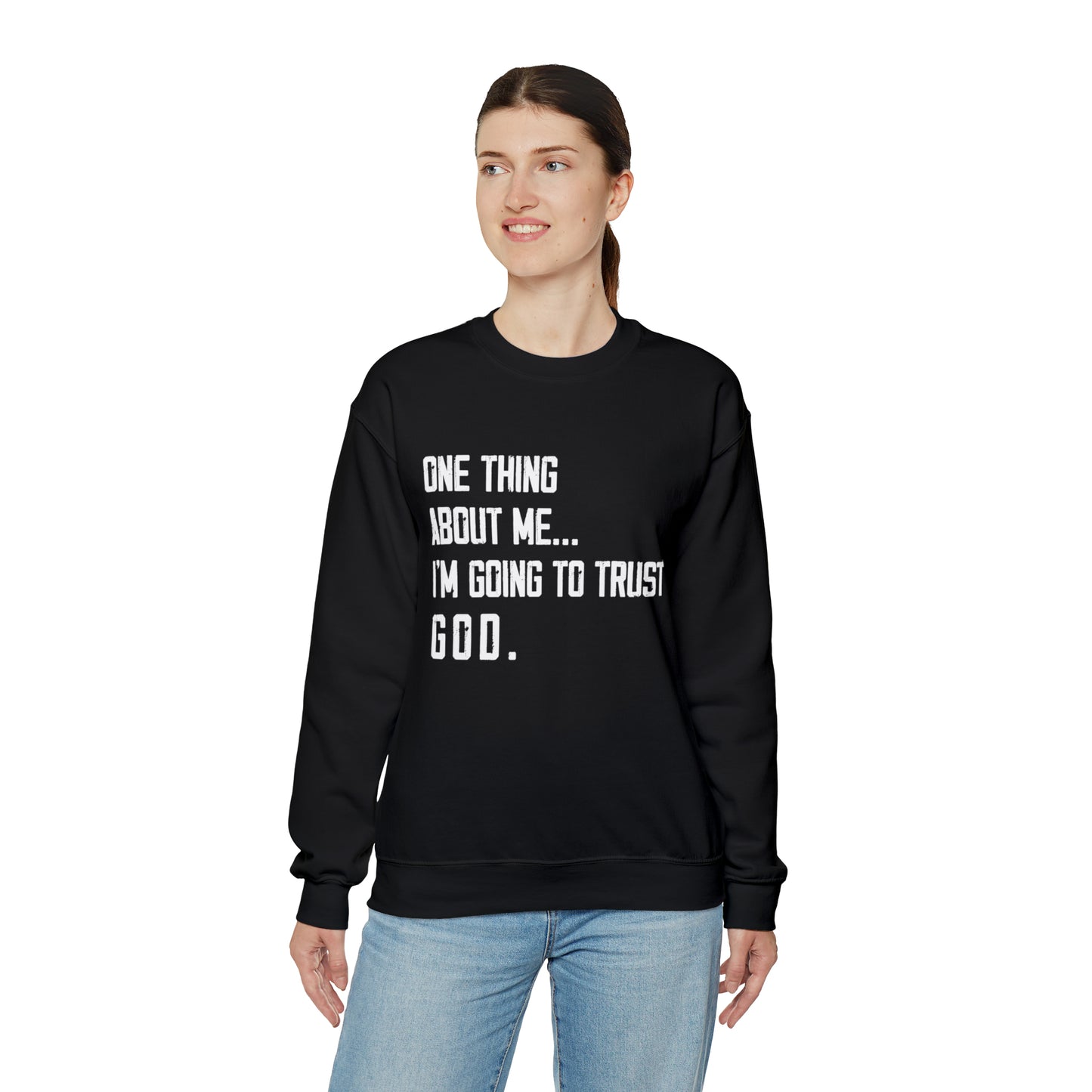 TRUSTING GOD Unisex Heavy Blend™ Crewneck Sweatshirt
