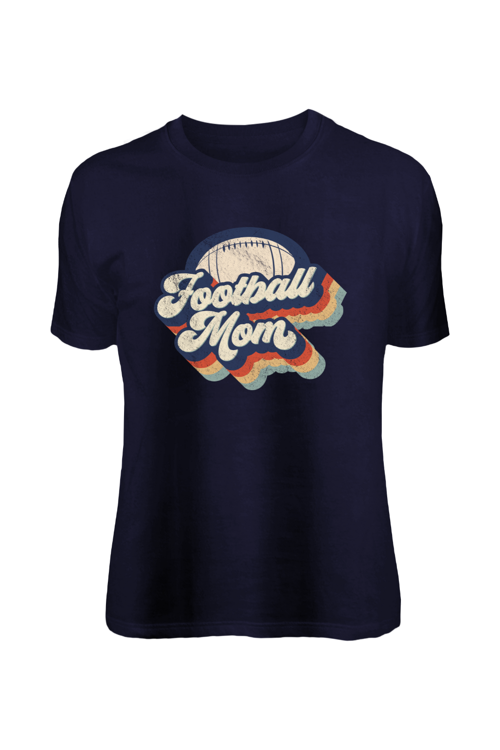 Retro Football Mom T-Shirt