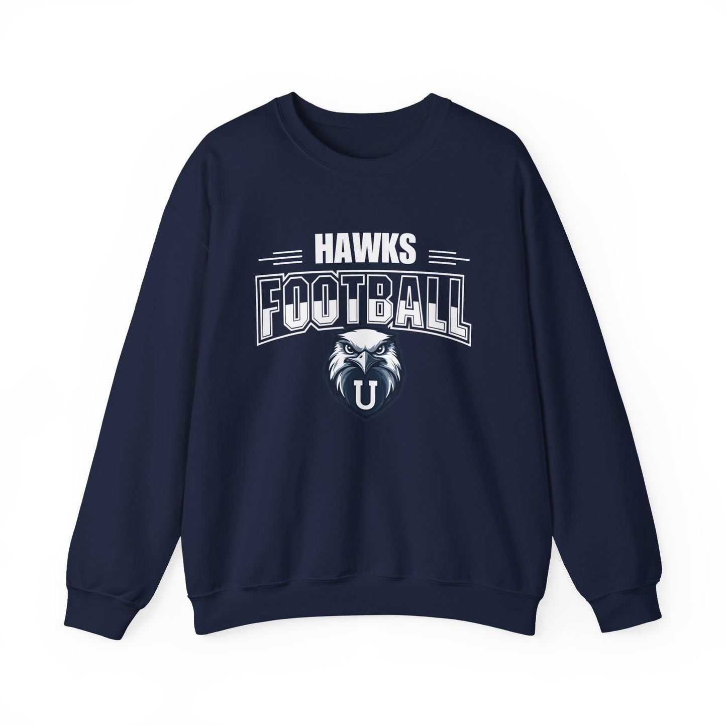 Hawks Football Unisex Crew Sweatshirt