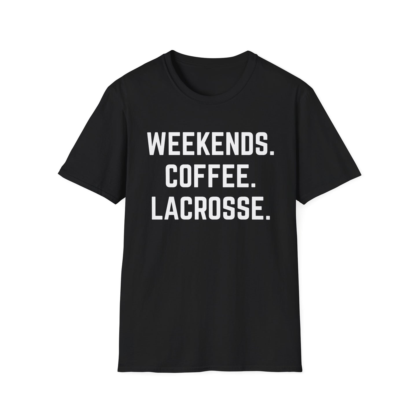 Weekends Coffee Lacrosse Shirt