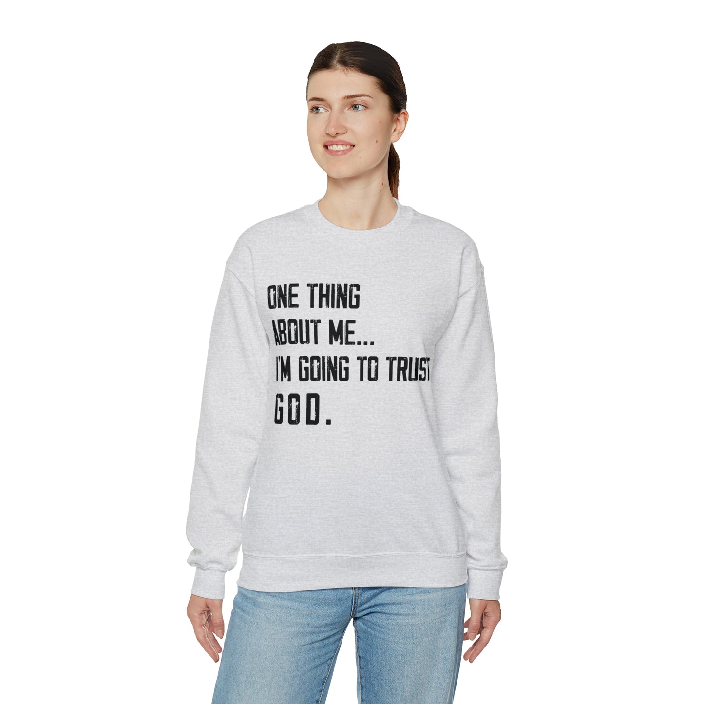 TRUSTING GOD Unisex Heavy Blend™ Crewneck Sweatshirt
