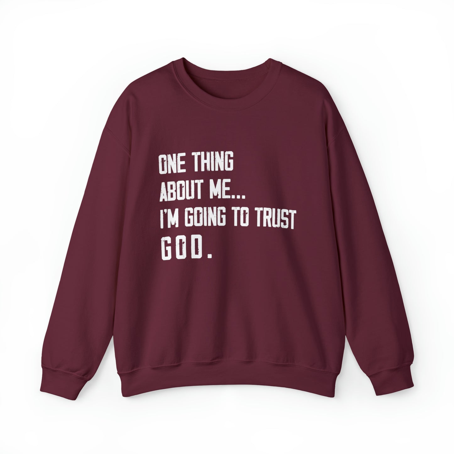 TRUSTING GOD Unisex Heavy Blend™ Crewneck Sweatshirt