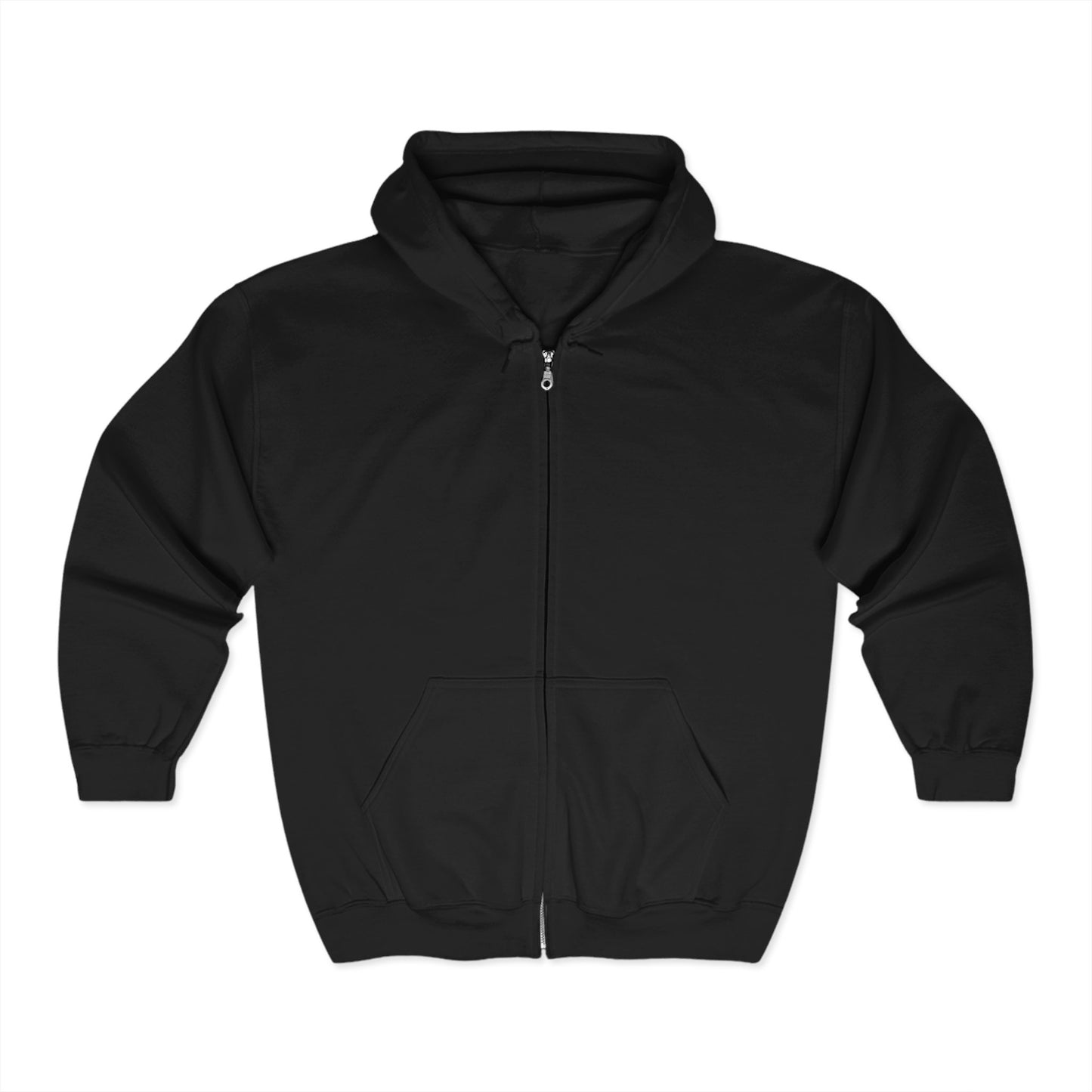 TE | Unisex Full Zip Hooded Sweatshirt -Back