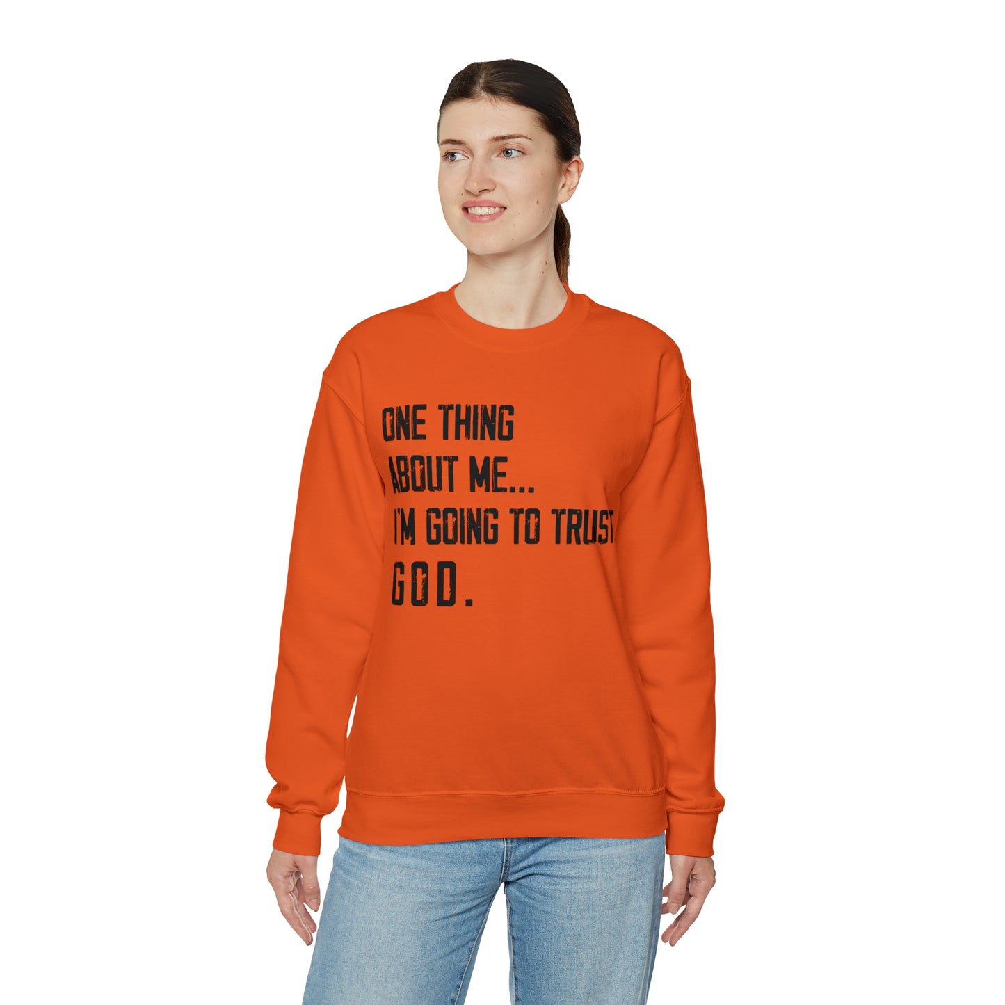TRUSTING GOD Unisex Heavy Blend™ Crewneck Sweatshirt