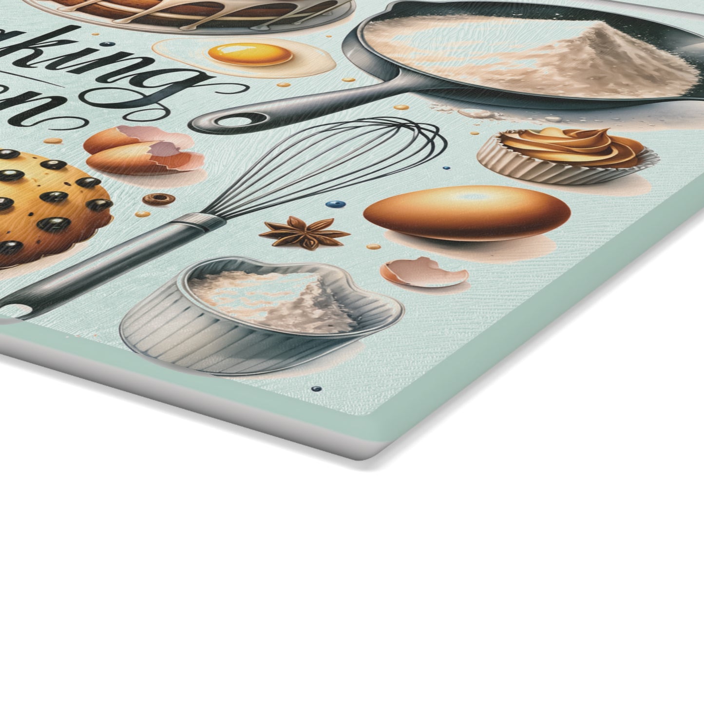 Baking Queen Glass Cutting Board