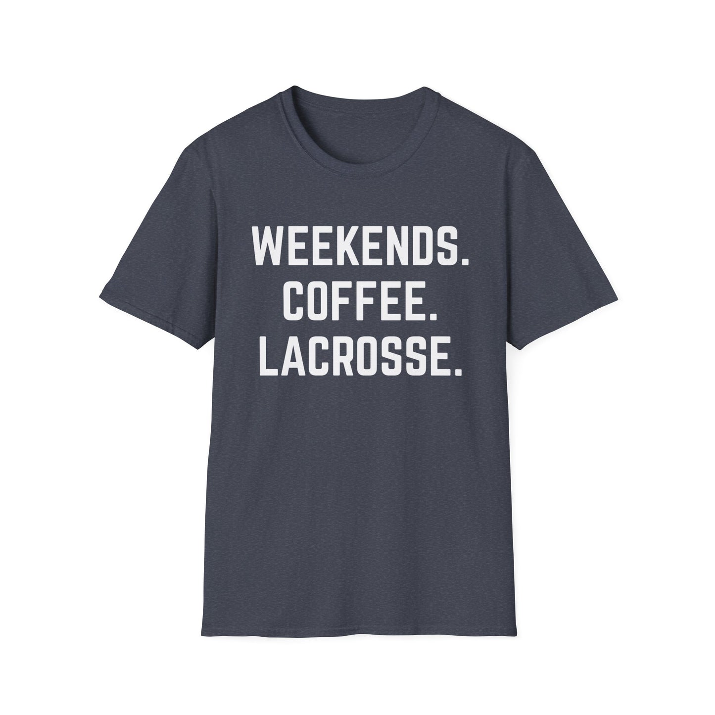 Weekends Coffee Lacrosse Shirt