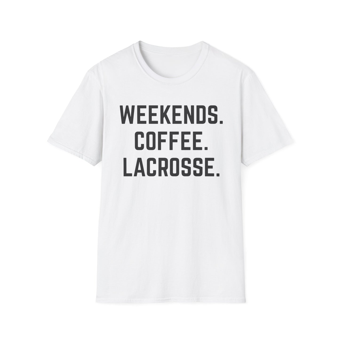 Weekends Coffee Lacrosse Shirt