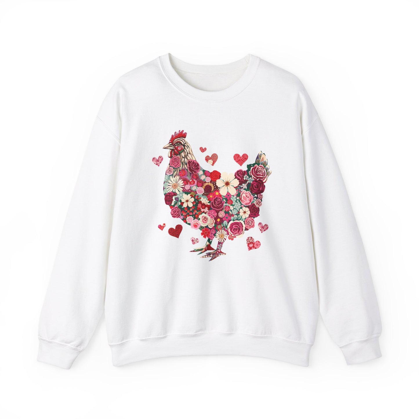 Floral Chicken Sweatshirt