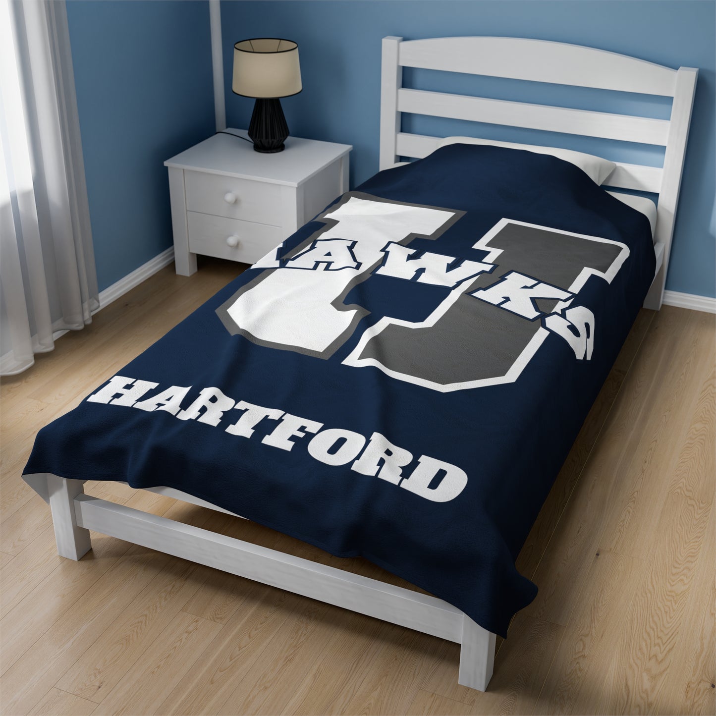 U Hawks Velveteen Plush Blanket