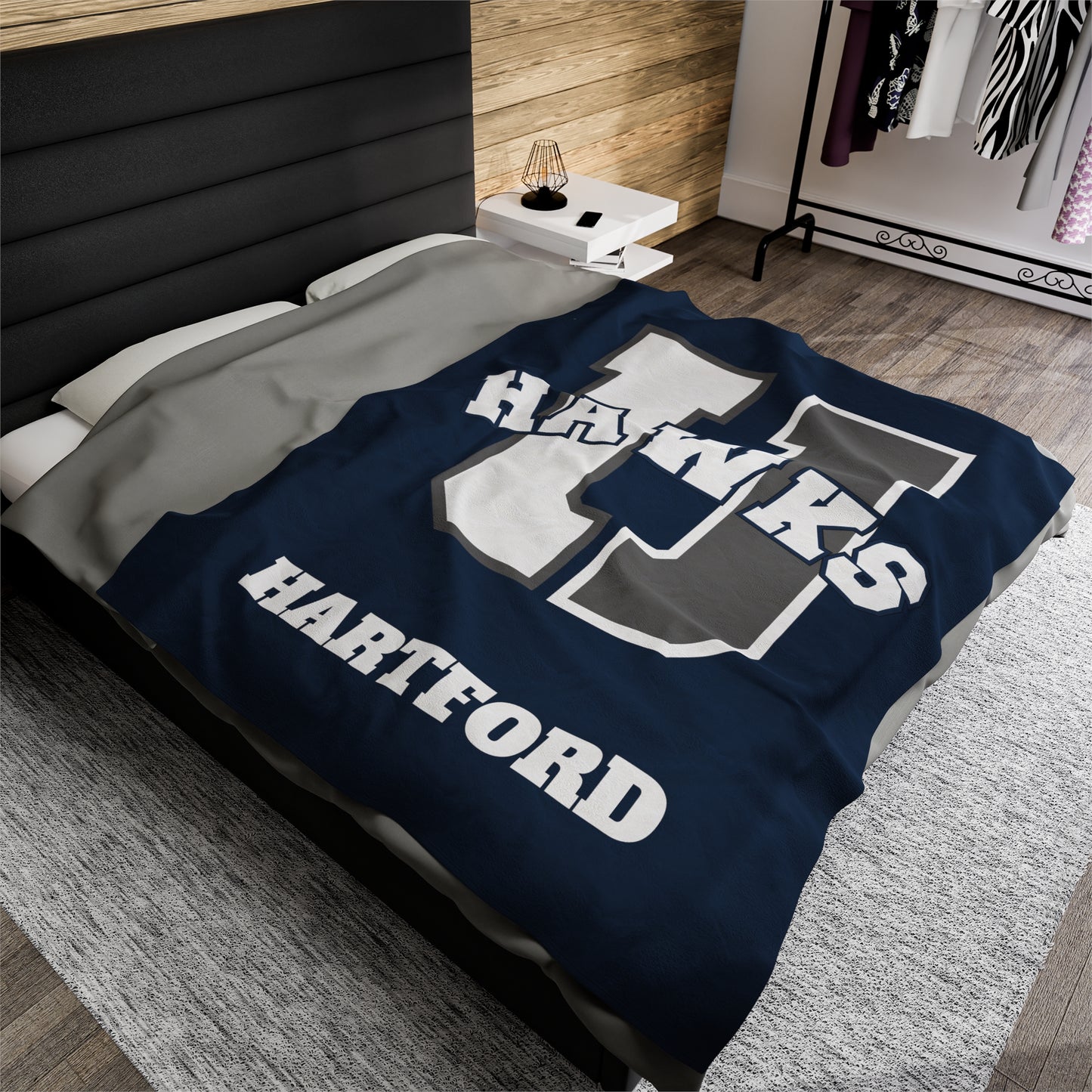U Hawks Velveteen Plush Blanket