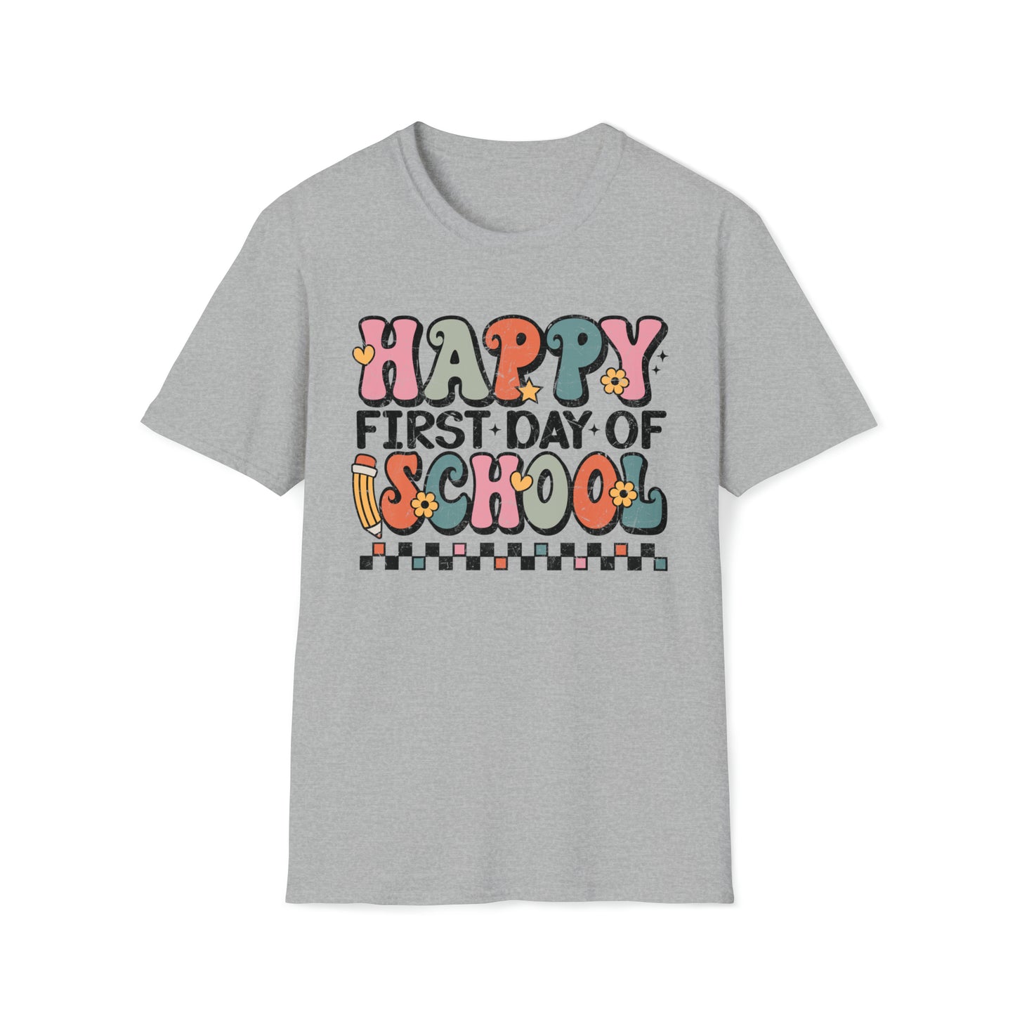 Retro Happy 1st Day of School Shirt