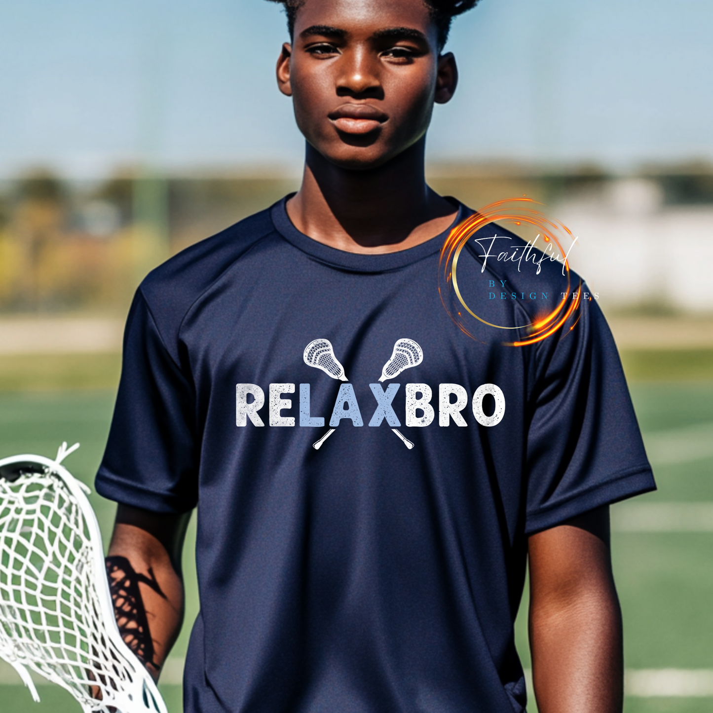 Relax Bro Lacrosse T-Shirt