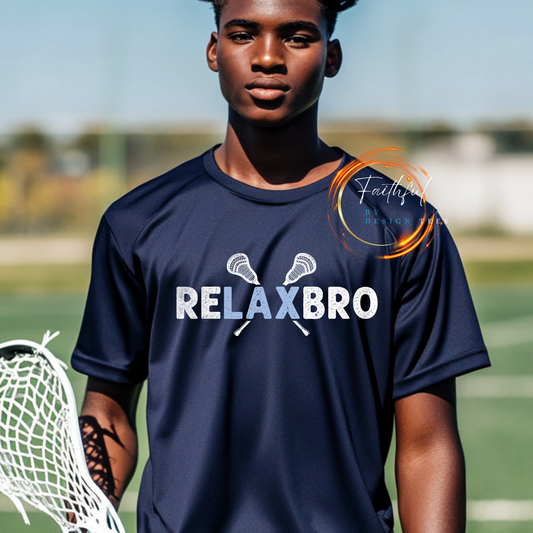 Relax Bro Lacrosse T-Shirt