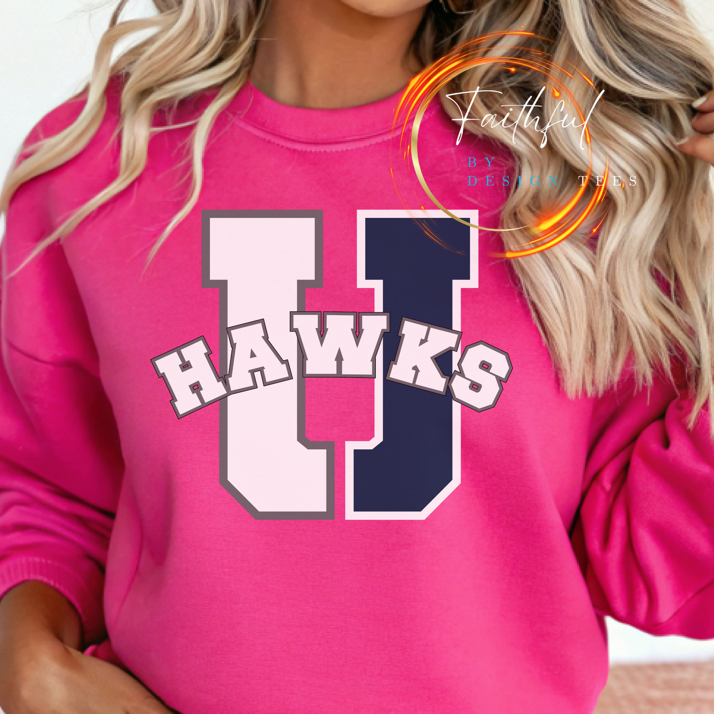 Hawks Unisex Crew Sweatshirt