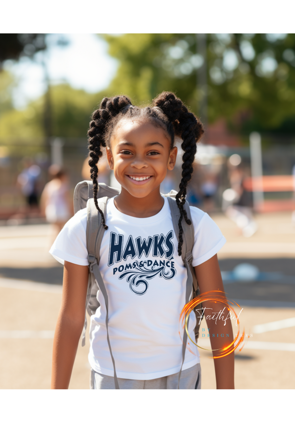 Hawks Pom & Dance T-Shirt (Youth & Adult)