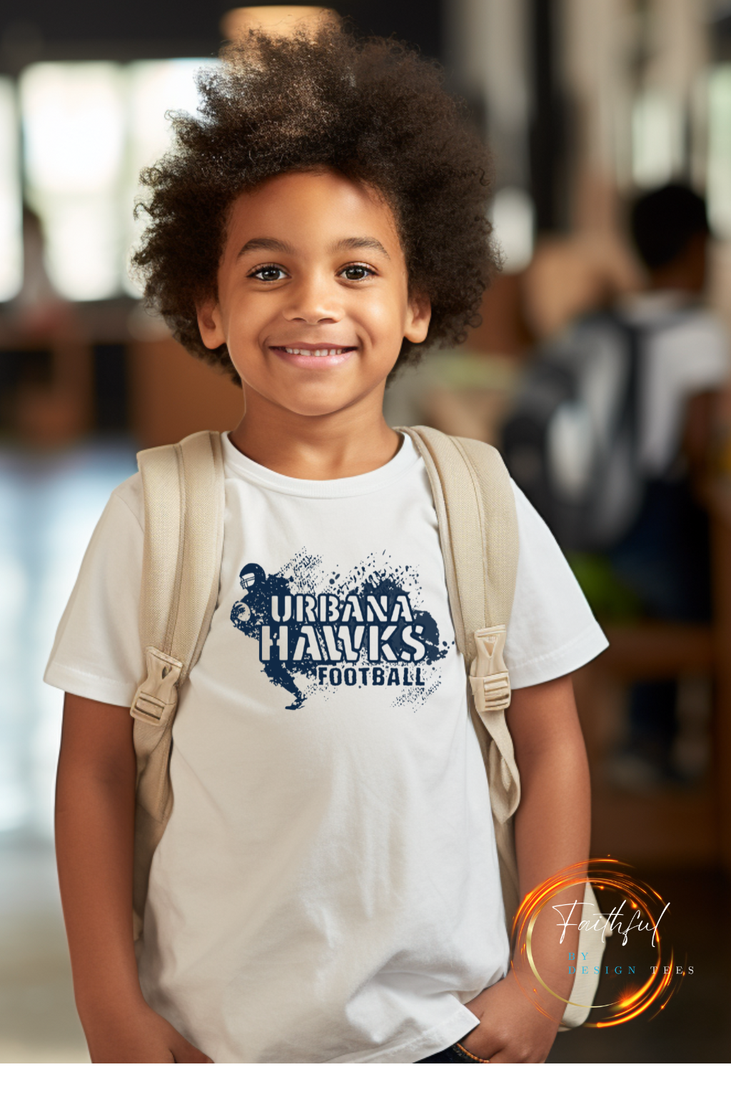 Urbana Hawks Grunge T-Shirt (Youth & Adult)
