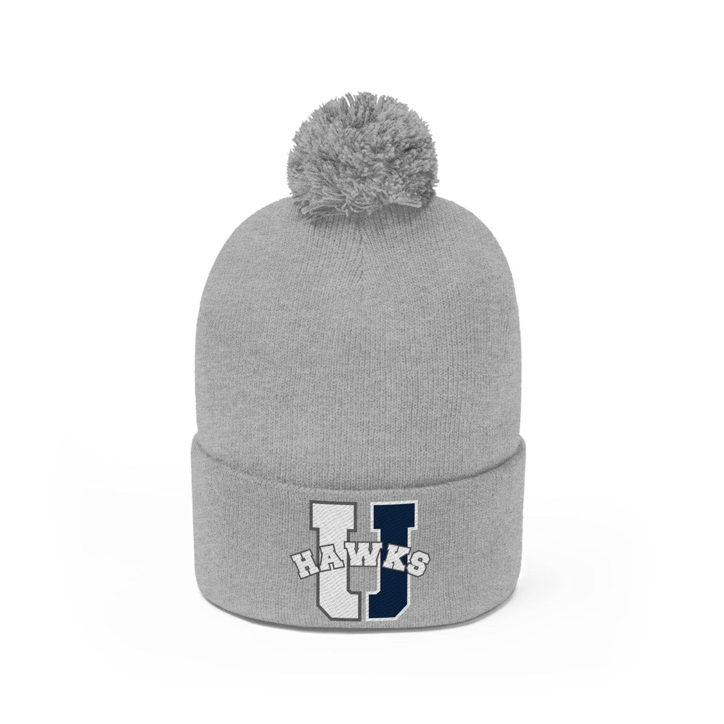 U Hawks Split Pom Pom Beanie