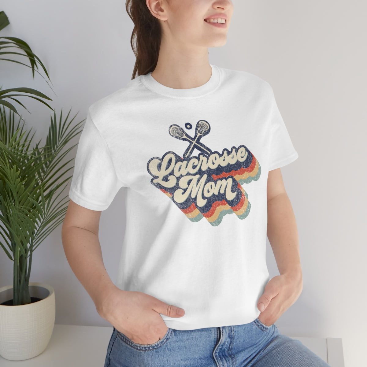Retro Lacrosse Mom Tee